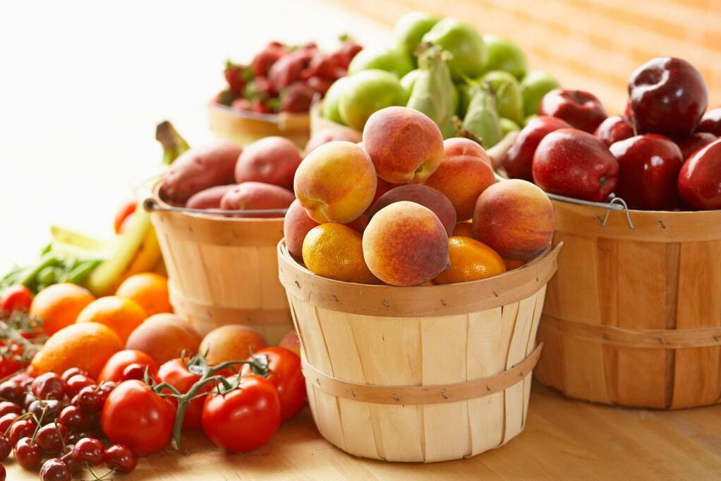 frutas para dieta 6 pétalas